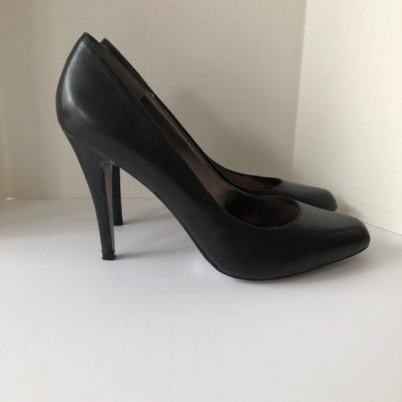 Charles David black leather high heels - 3.5 inch - size 9 - Picture 2 of 5